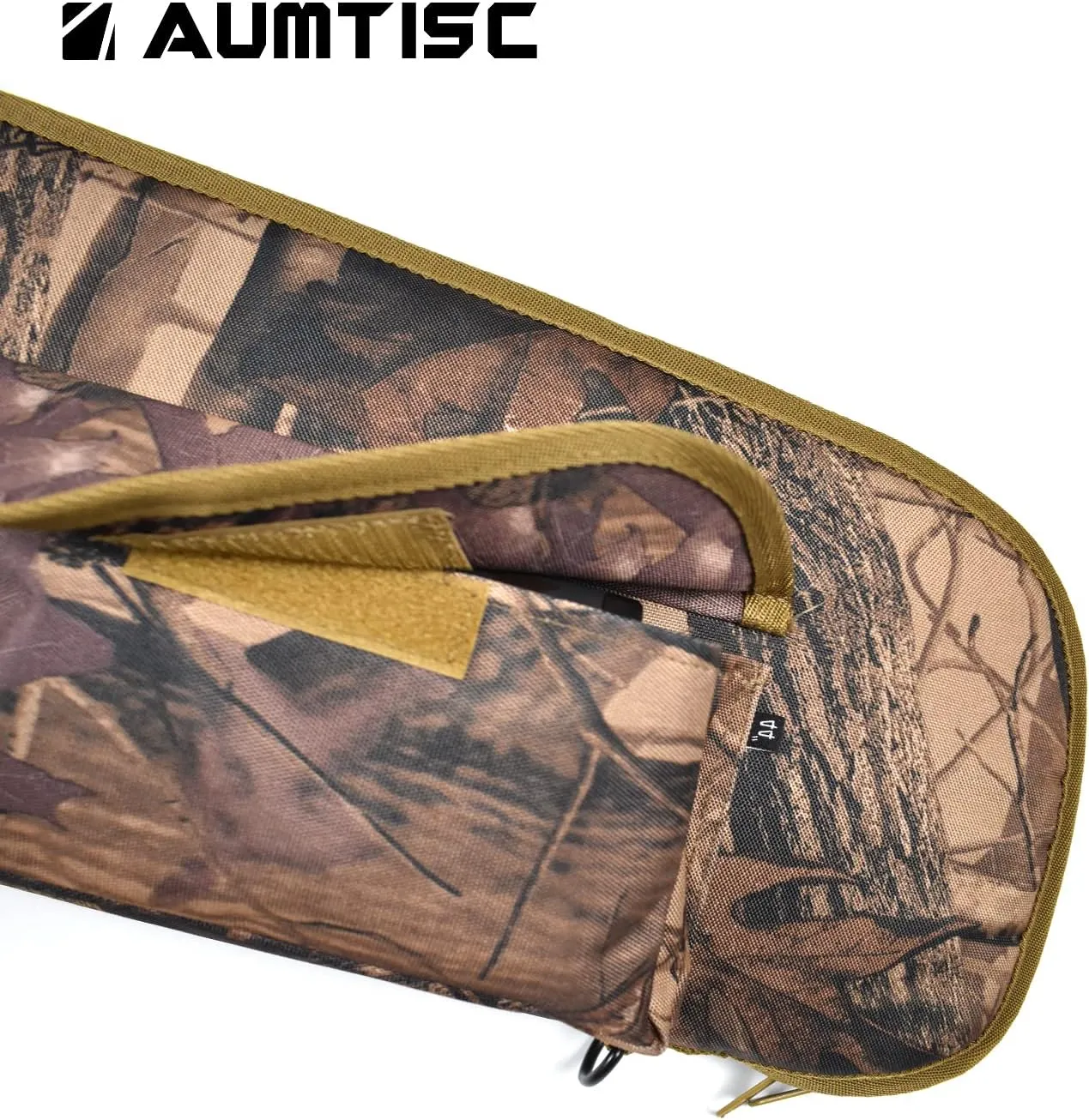 AUMTISC Soft Rifle Gun Case, 41/45/49 Inch Shotgun Carrying Bag for Scoped Rifles with Adjustable Shoulder Sling