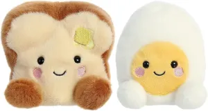 Aurora Palm Pals Set of Two - Bobby Egg & Buttery Toast