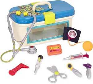 B. toys – Doctor Play Set For Kids – Kids Doctor Toys – 10 Pieces – Realistic Medical Tools – Pretend Play Kit For Toddlers – Dr. Doctor