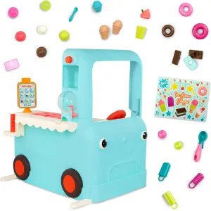 B. toys- Ice Cream Shoppe- Pretend Play Ice Cream Toys, Tablet & Accessories – Interactive Food Truck for Toddlers, Kids – Educational Pretend Play Set – 2 Years  
