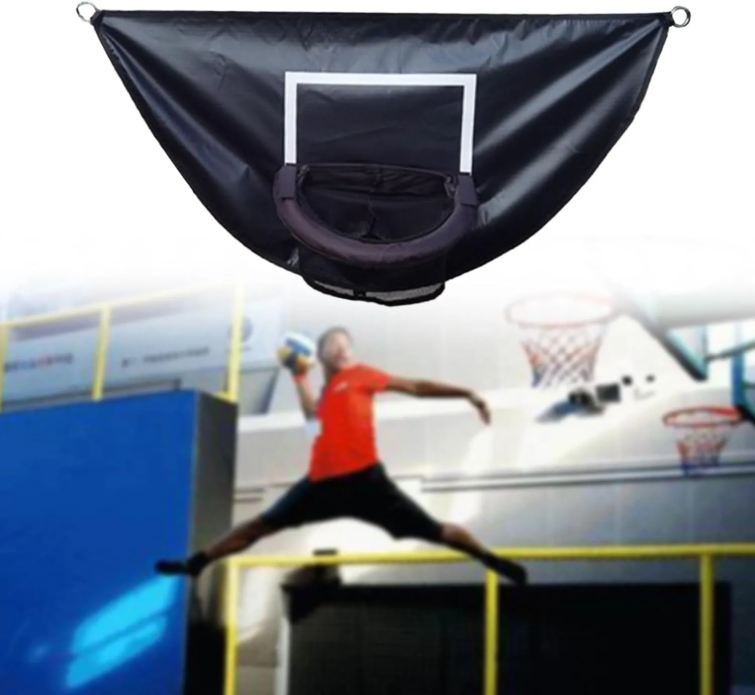 Basketball Hoop for Trampoline, Basketball Frame, Easy Installation Lightweight Backboard Trampoline Accessory