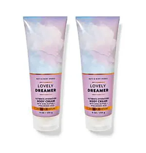 Bath & Body Works Lovely Dreamer Ultra Shea Body Cream, 8oz Each, Pack of 2 (Lovely Dreamer)