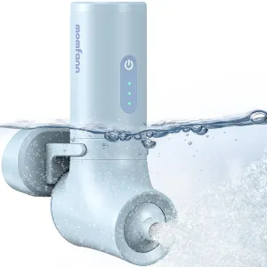 Bath Jet Spa, Cordless Portable Bathtub Accessories with 3-level Adjustable Speed, Bubble Maker/Bath Jet Mode, Bathtub Jets for Home Spa, Relaxing (Blue)