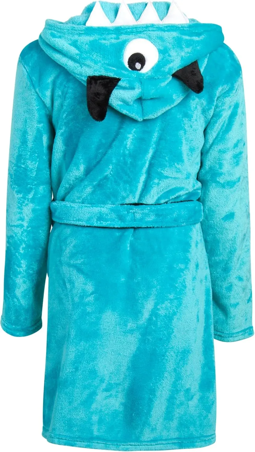 Bathrobe - Plush Fleece Bathrobe: Crocodiles, Sharks, Dinosaurs, Ninjas (6-14)