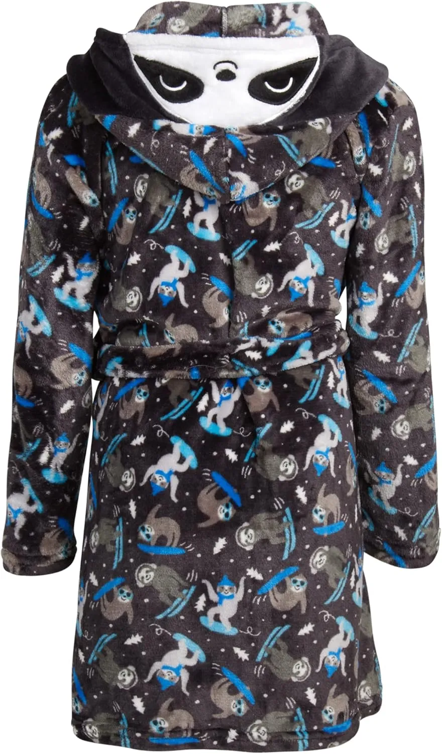 Bathrobe - Plush Fleece Bathrobe: Crocodiles, Sharks, Dinosaurs, Ninjas (6-14)