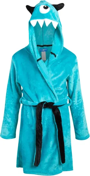 Bathrobe - Plush Fleece Bathrobe: Crocodiles, Sharks, Dinosaurs, Ninjas (6-14)