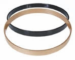 BD hoop Maple Vintage Soft Gloss Black - 1.5 inches wide 18 dia