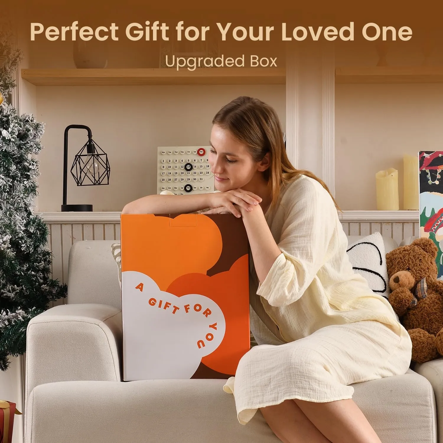 Bearhug Heated Blanket 6 Heat Settings Electric Blanket, 4-Hour Auto Shut-Off, Luxurious Faux Fur & Sherpa Dual-Sided Heated Throw, Machine Washable, 50 x 60 Inches, Gift-Ready Elegant Packaging