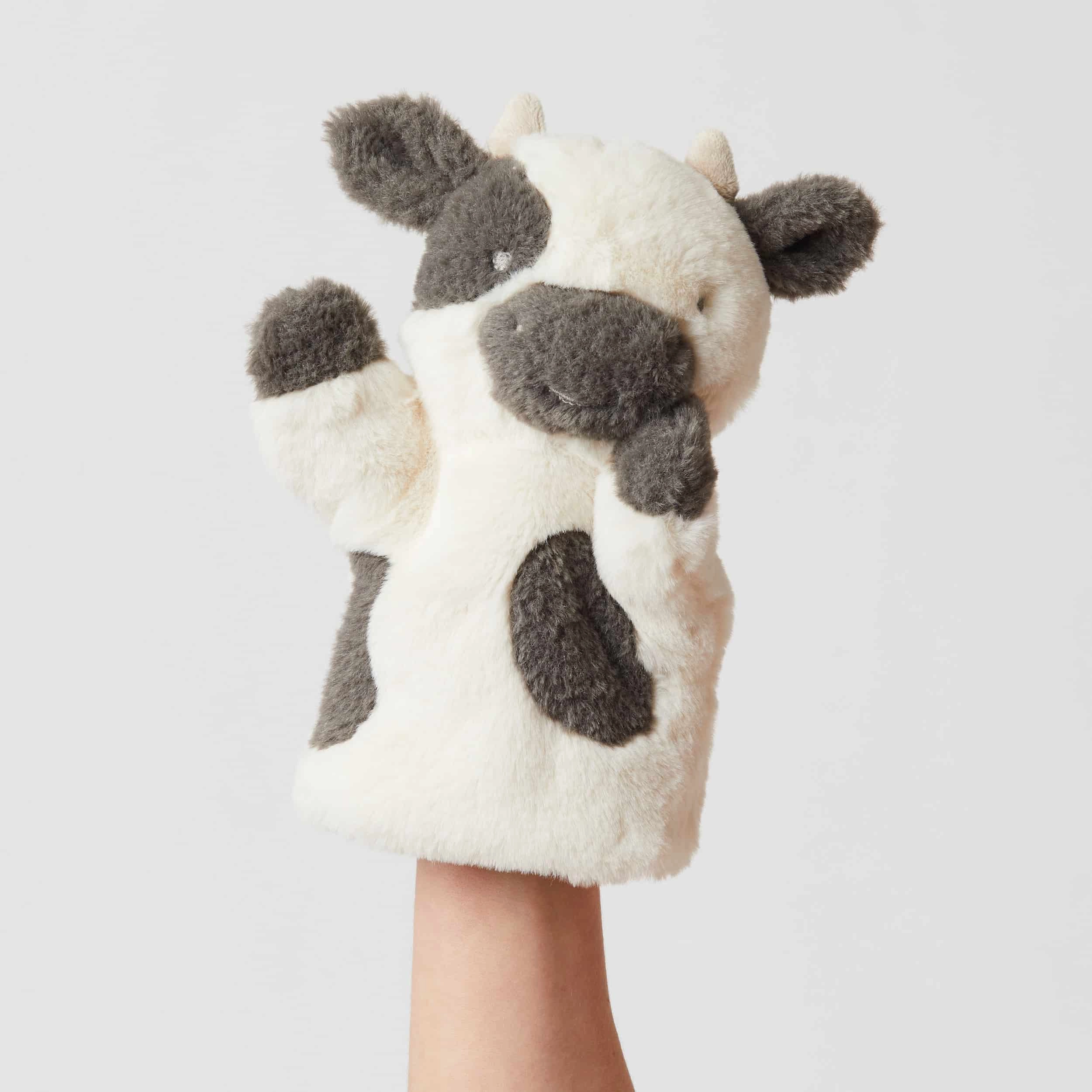 BERTIE COW HAND PUPPET