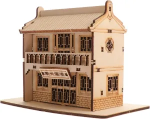 BESPORTBLE 1 Set Model Assembly Educational Restaurant Puzzle for DIY Public House Models Enhances Creativity Patience Hands Skills Present for Birthdays Holidays