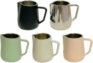 BESPORTBLE 5sets 5pcs Miniature Milk Pitcher Tiny House Accessories for Dollhouse Decoration Cute Frothing Pitchers Almond and Natural Colors for Creative Play and Scene Styling 5pcs*5