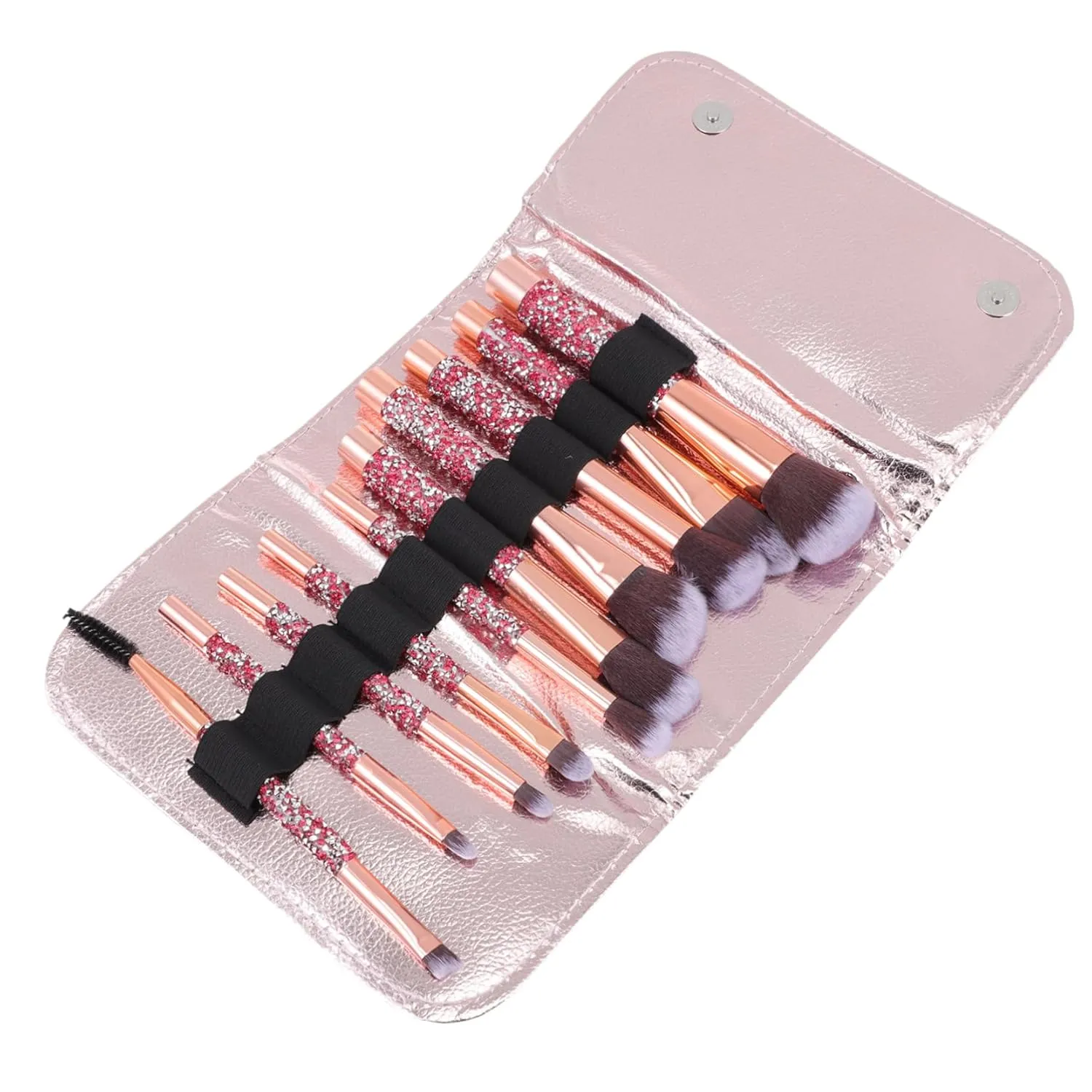 BESTYASH 1Set Rhinestone Makeup Brush for Women Durable Bling Cosmetics Tools for Blending Contouring and Blush Application for Professional Everyday Use
