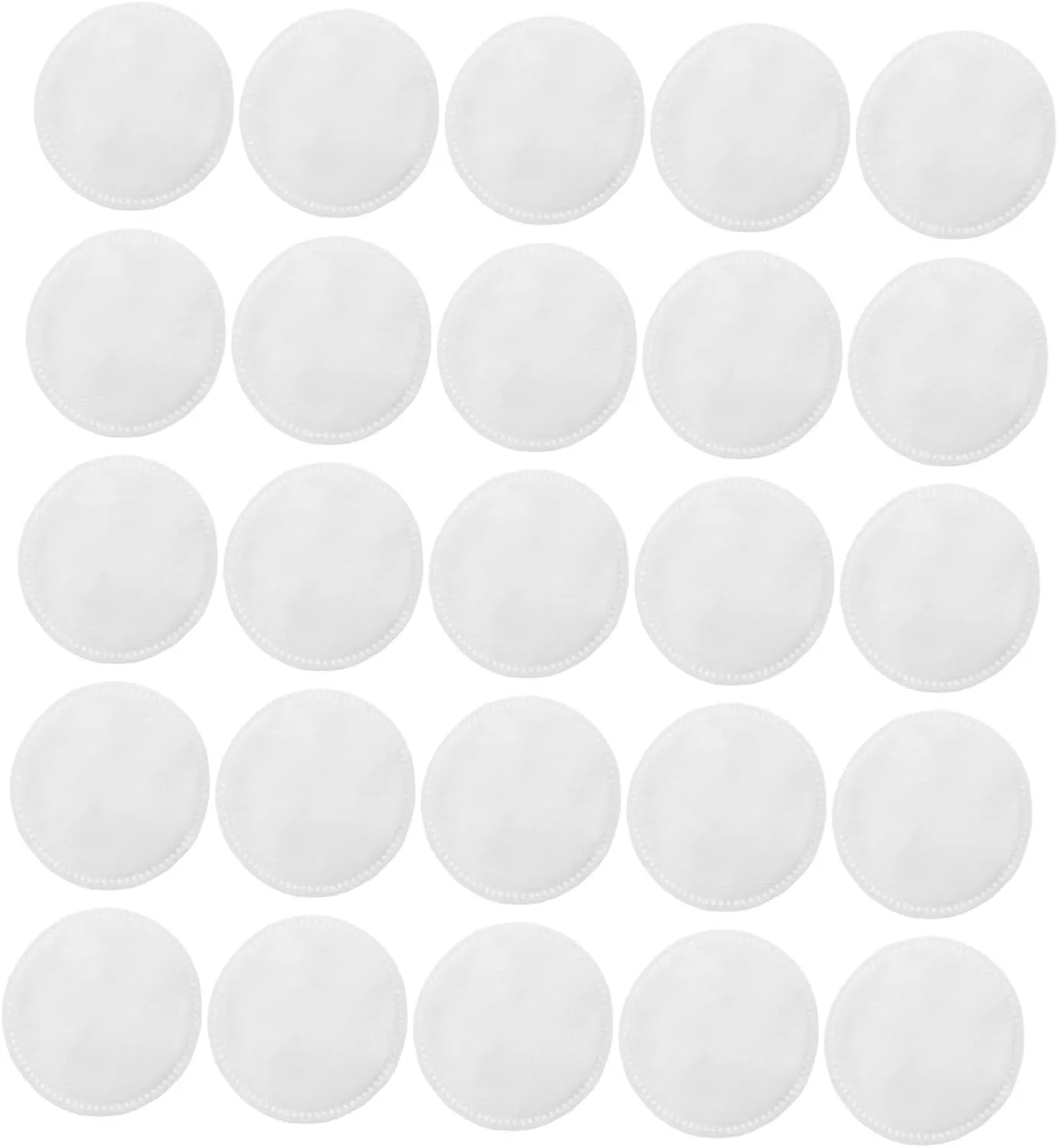 BESTYASH 2sets Soft Facial Cleaning Pads Thick Round Makeup Removal Tool for Gentle Skin Cleansing for All Skin Types 200pcs*2
