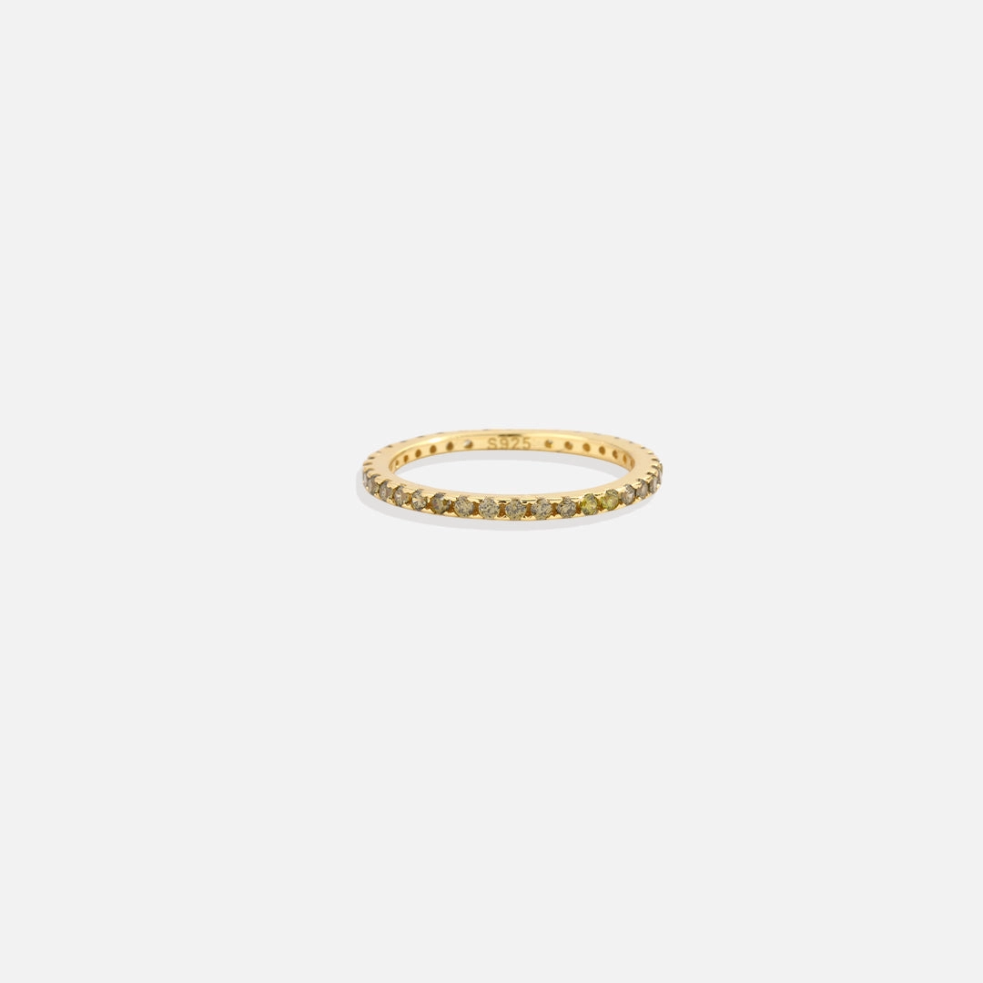 Birthstone Eternity Stacking Ring