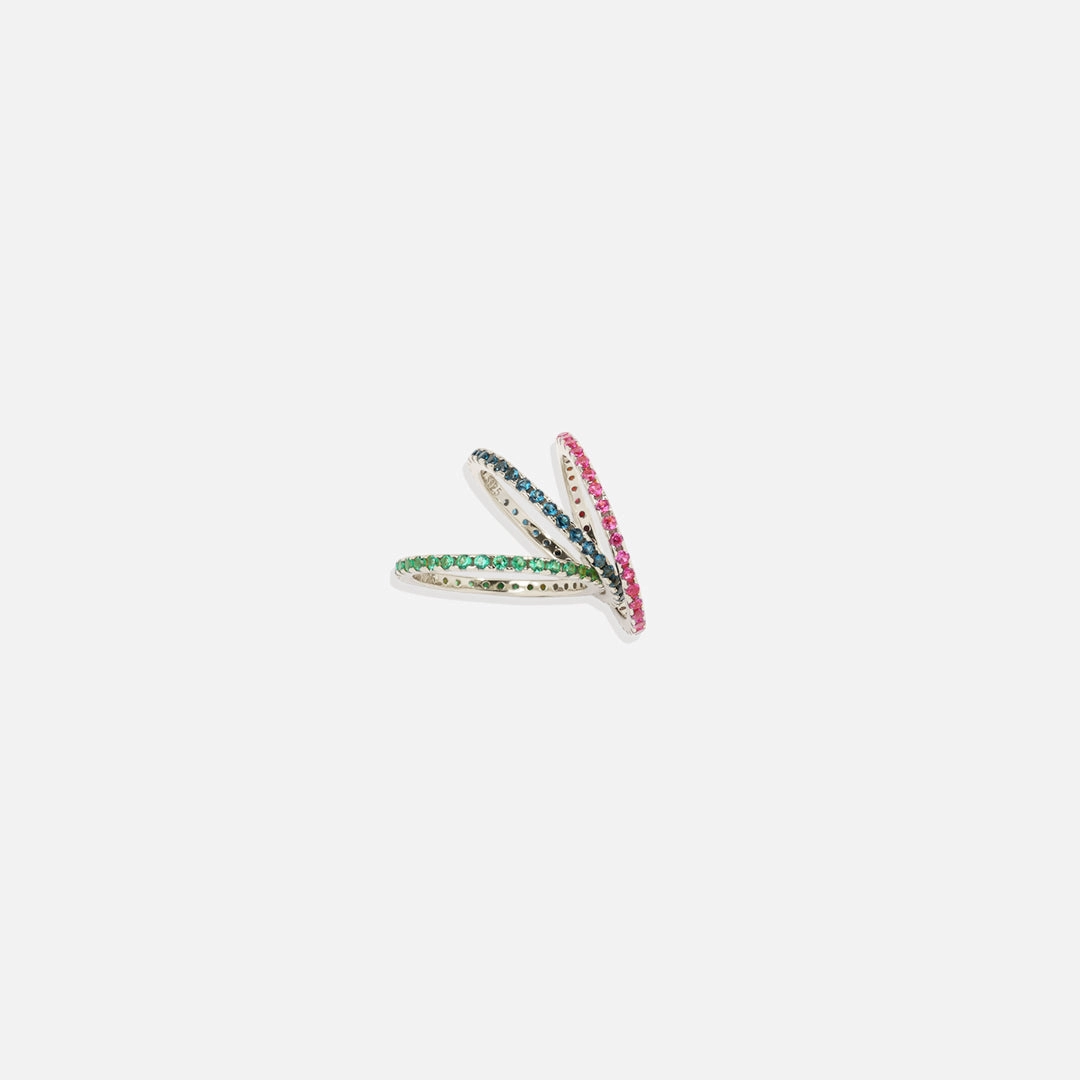 Birthstone Eternity Stacking Ring