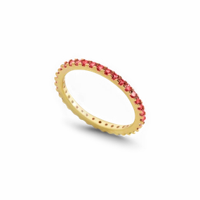 Birthstone Eternity Stacking Ring