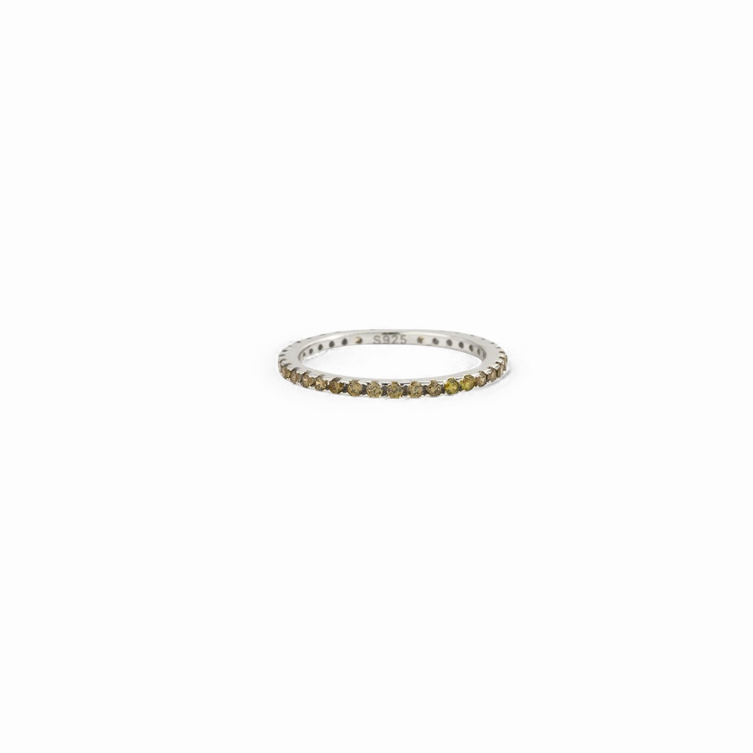 Birthstone Eternity Stacking Ring