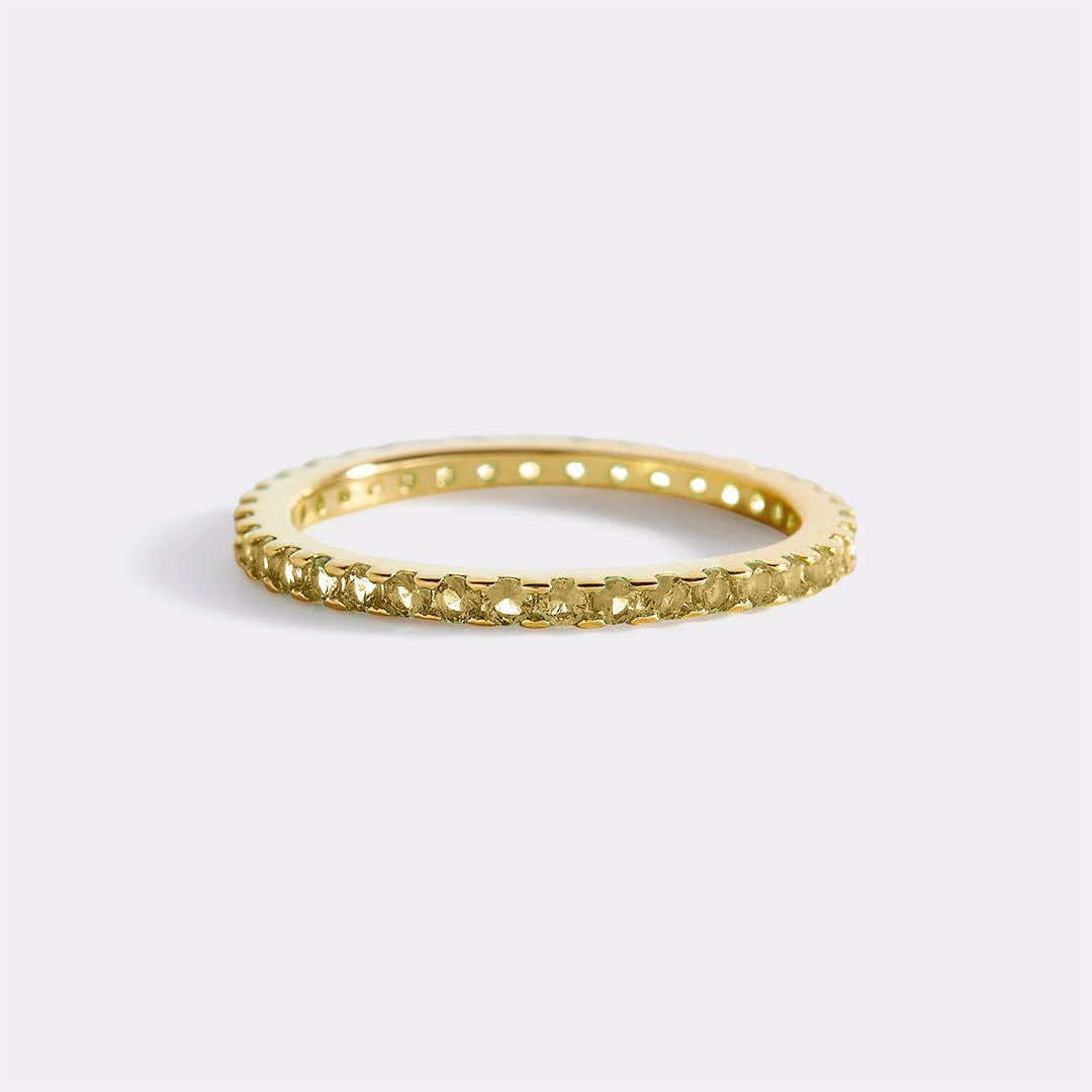 Birthstone Eternity Stacking Ring