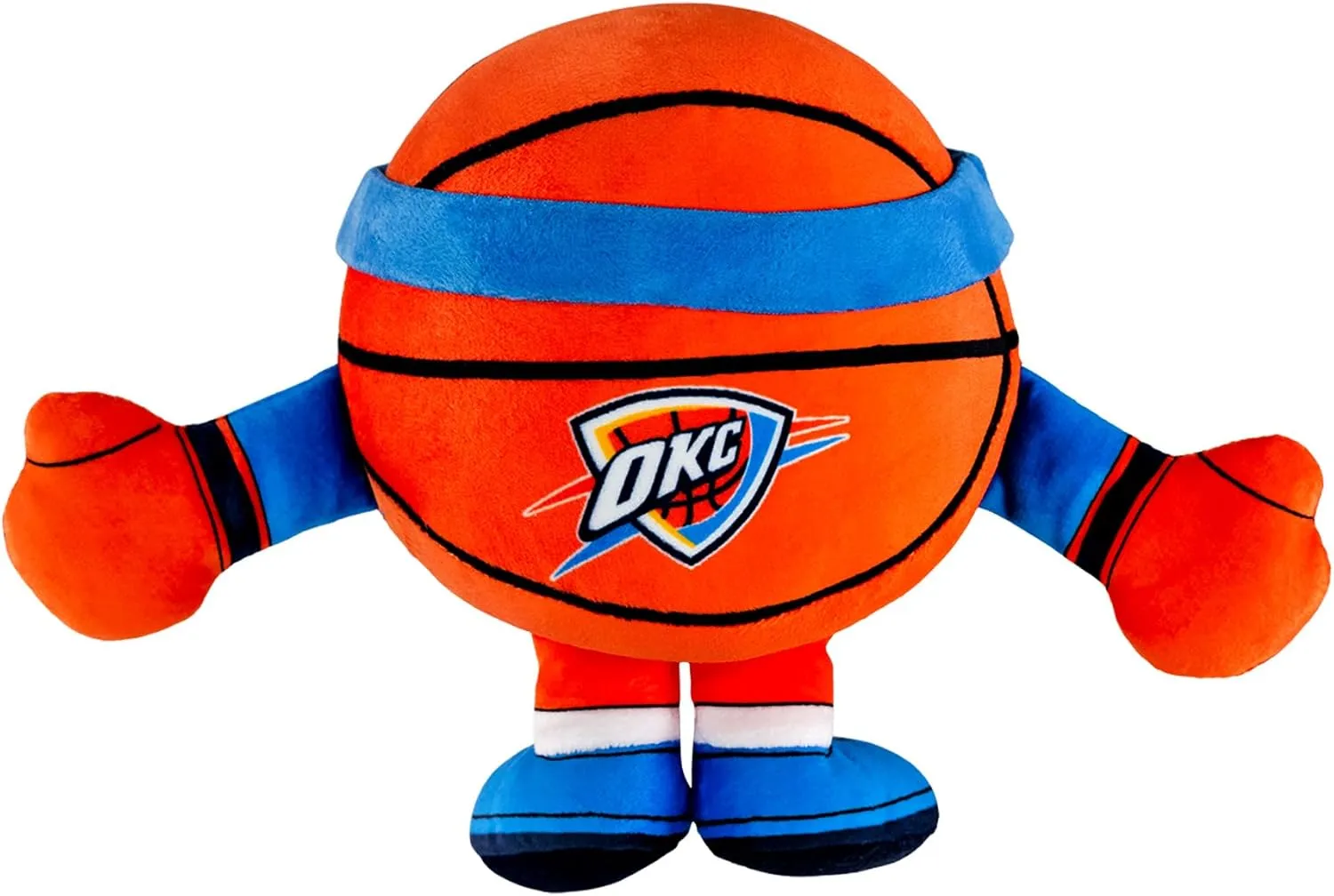 Bleacher Creatures Oklahoma City Thunder 8" Kuricha Basketball Sitting Plush - Soft Chibi Inspired Plush