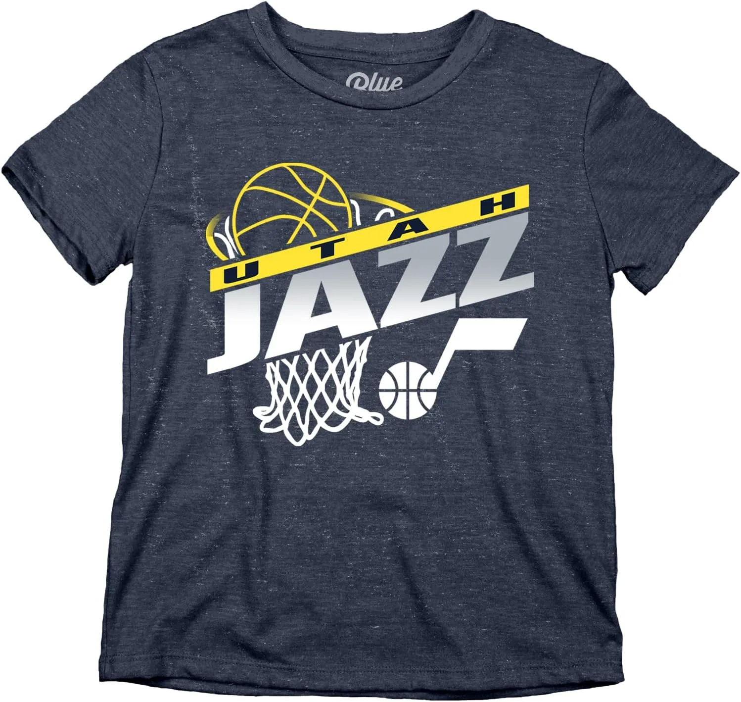 Blue 84 Unisex Kid's NBA Officially Licensed Youth Tri-Blend T-Shirt Hoop Team Color