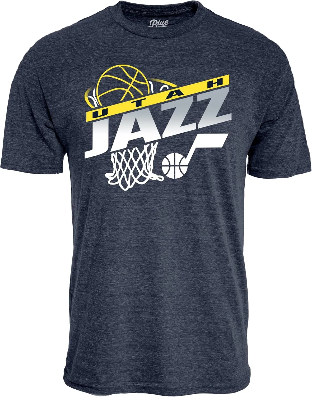 Blue 84 Unisex Kid's NBA Officially Licensed Youth Tri-Blend T-Shirt Hoop Team Color