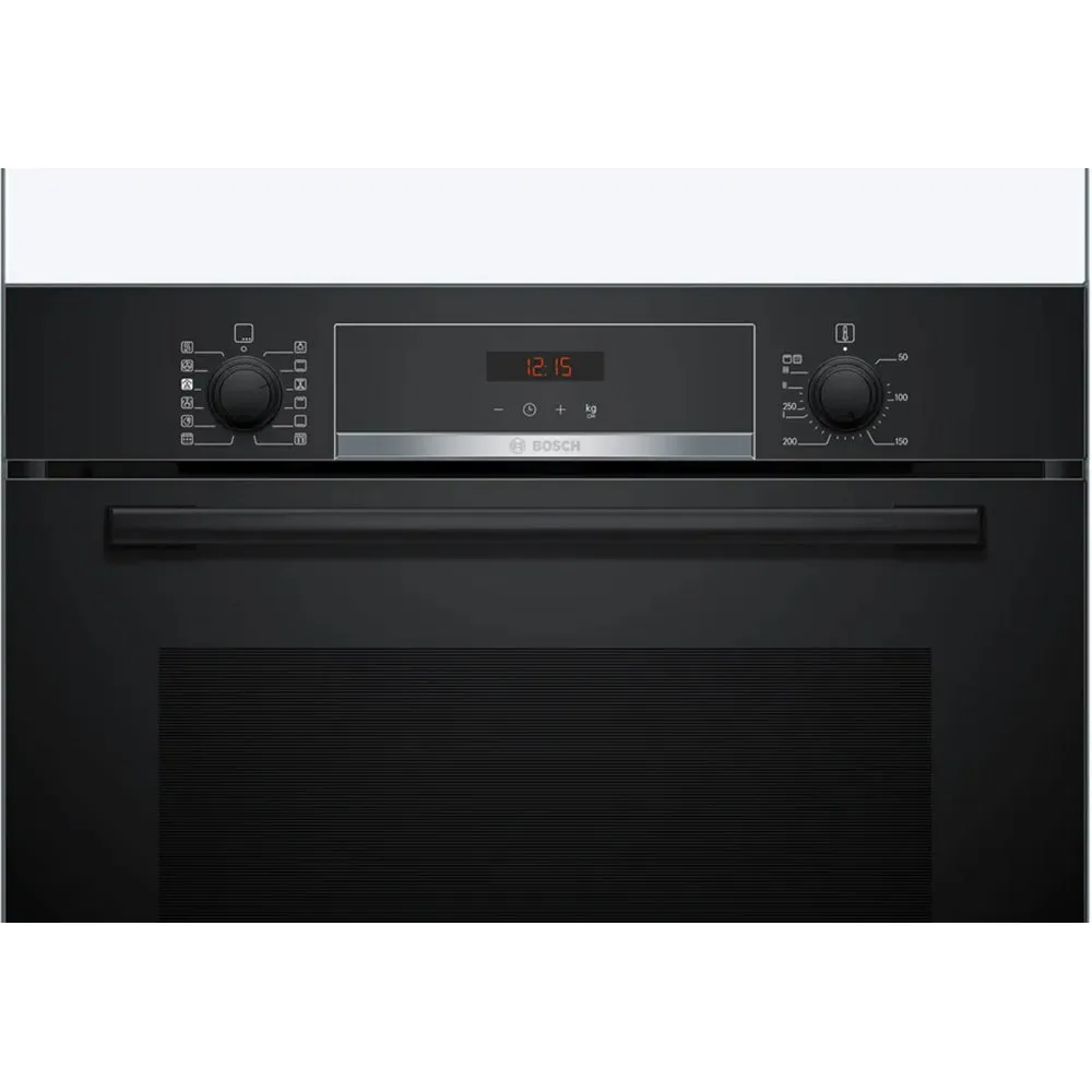 Bosch 71L Built-In Electric Single Oven - Black | HQA574BB3B