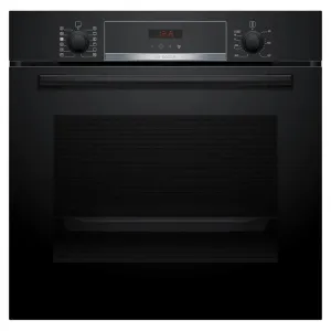 Bosch 71L Built-In Electric Single Oven - Black | HQA574BB3B