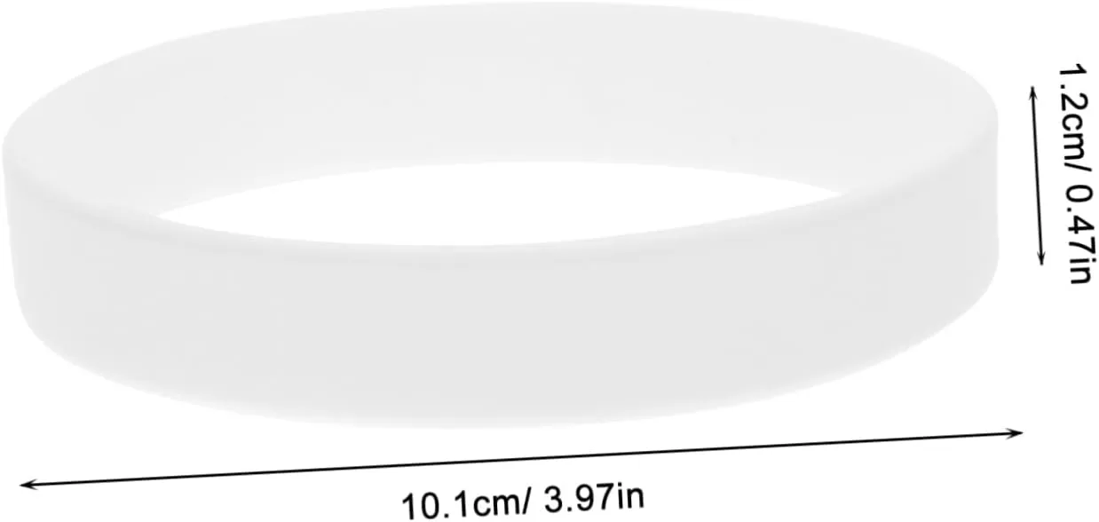 Bracelet Wristband Blank Wristbands Plain Wrist Band Colorful Straps for Wrist Elastic Wristband