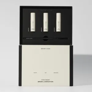 Brow Code At-Home Lamination Kit - Brow Styling for Fuller, Fluffier Brows | Easy DIY Brow Lamination for All Hair Types