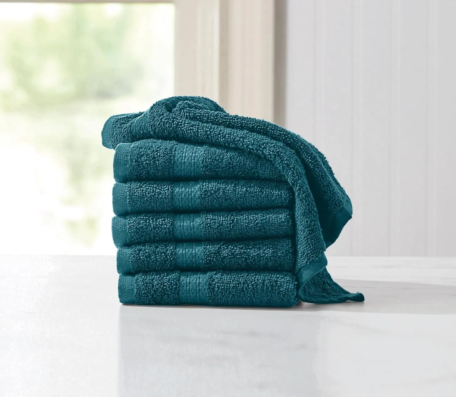 BrylaneHome BH Studio 6-Pc Wash Cloth Set - Lilac
