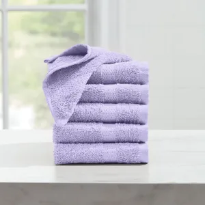 BrylaneHome BH Studio 6-Pc Wash Cloth Set - Lilac