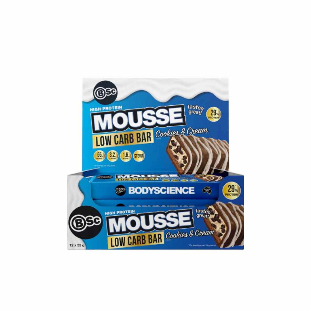 BSC High Protein Low Carb Mousse Bars