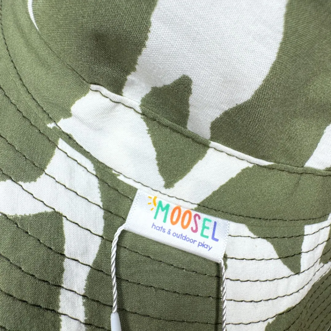 Bucket Hat 10cm Brim GREEN GIRAFFE