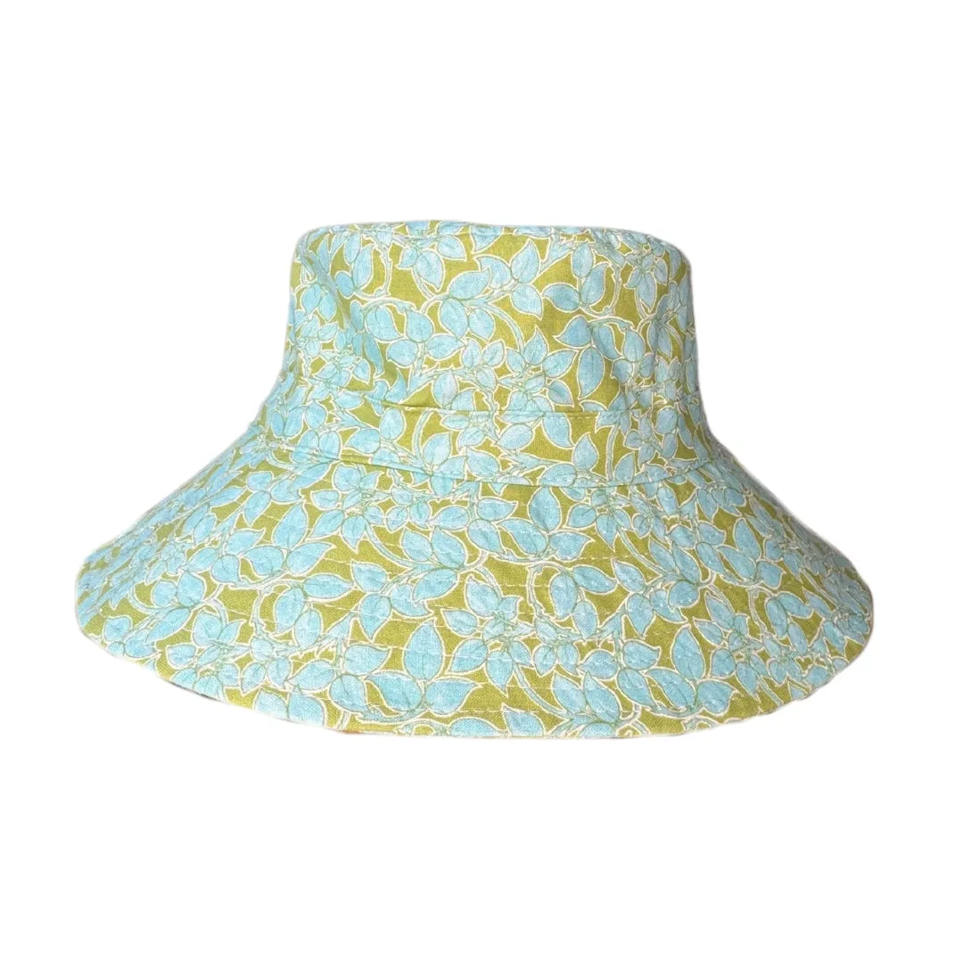 Bucket Hat 7cm Brim LIME BREEZE