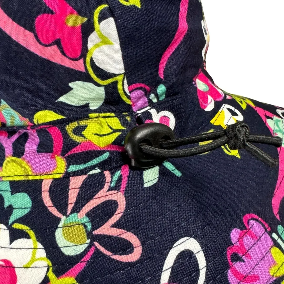 Bucket Hat 7cm Brim MIDNIGHT BLOOM