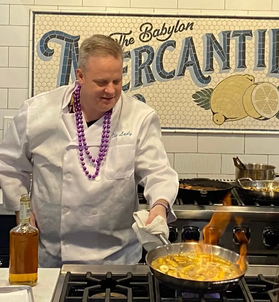 Cajun Gumbo, Skillet Cornbread and Flambé Banana Foster