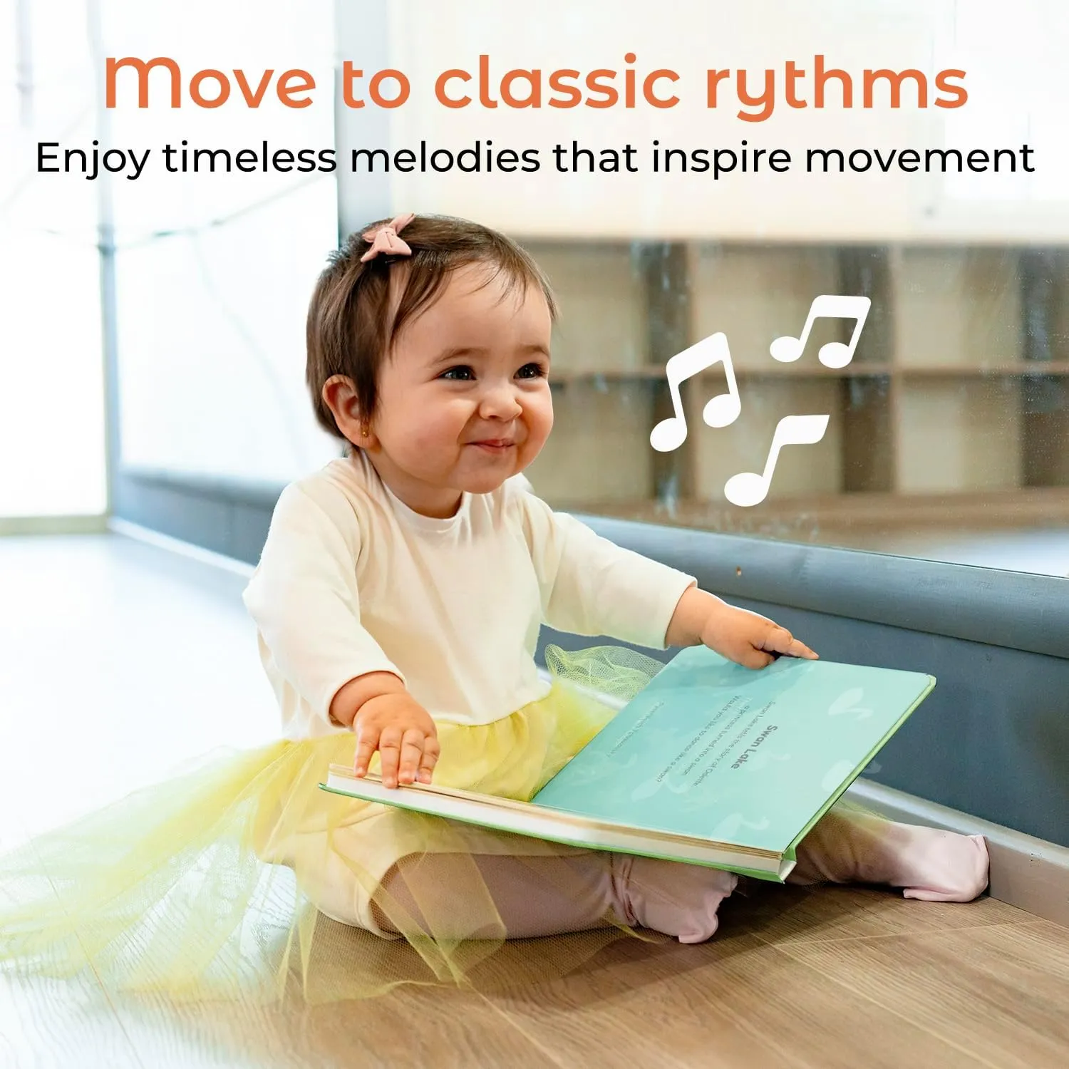 Cali's Books Dance to Classical Music - Children's Music Book for Boys & Girls - Educational & Interactive Sound Book for Babies & Toddlers Ages 2 -4 - Musical Birthday Gifts for Kids