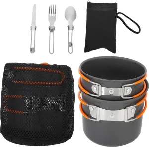 Camping Cookware Portable Picnic Cooker Cooking Equipment Set for Outdoor Activities