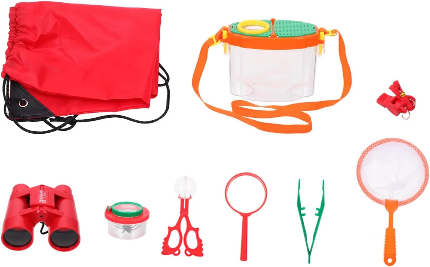 Camping Toys for Boys and Girls 9pcs Boys and Girls Catching Kit Observation Box Magnifying Glass Educational Boys and Girls Toys