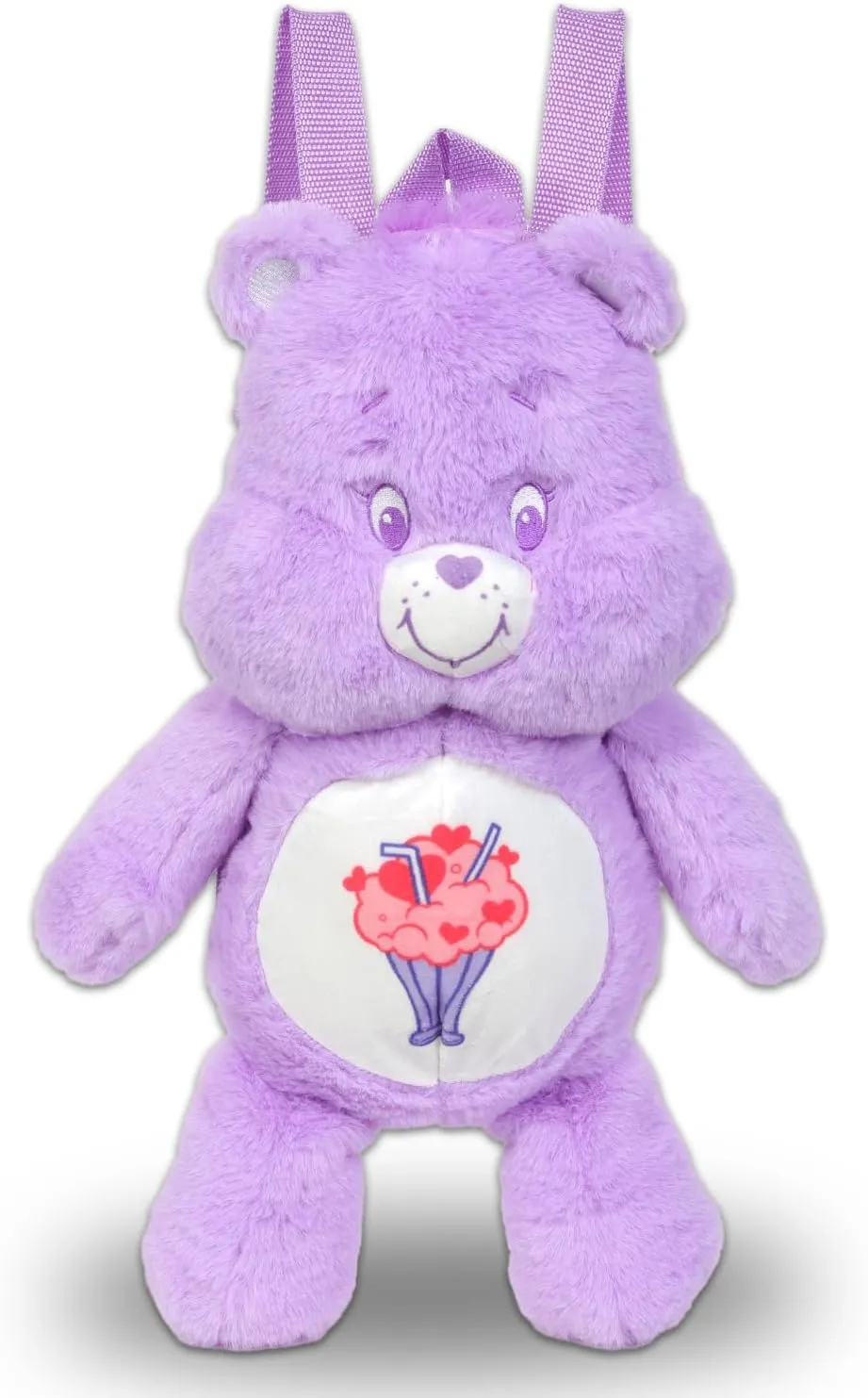 Care Bears Share Bear Plushie Set - Bundle of 17" Plush Doll with Carrying Straps, Stickers, More | Stuffed Animal for Kids
