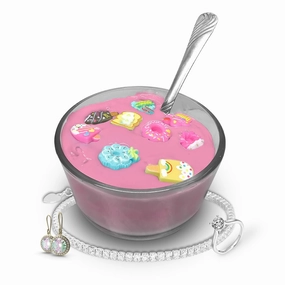 Carnival Cotton Candy Jewelry Cereal Slime