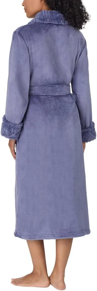 Carole Hochman Women's Shawl Collar Plush Robe