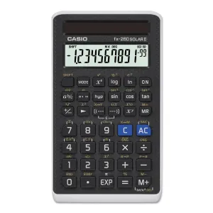 Casio® Fx-260 Solar Ii All-Purpose Scientific Calculator, 10-Digit Lcd, Black