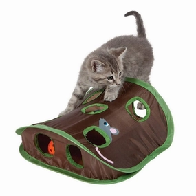 Cat Toy Tent Hide And Seek With Holes - Interactive Cat Toys