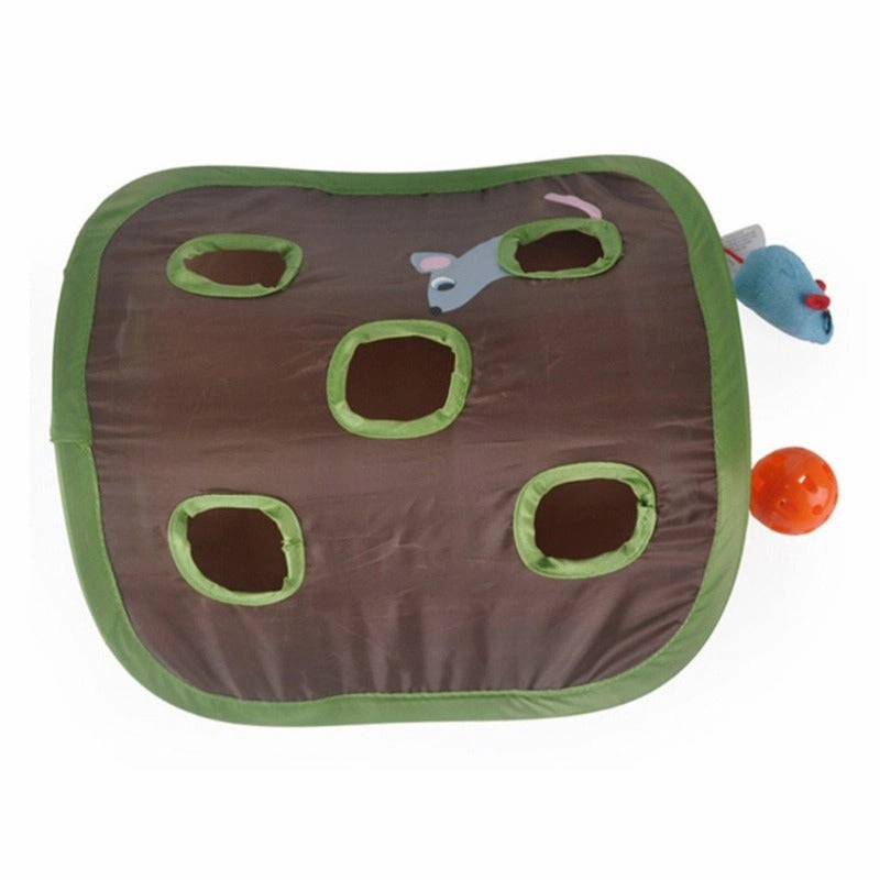 Cat Toy Tent Hide And Seek With Holes - Interactive Cat Toys