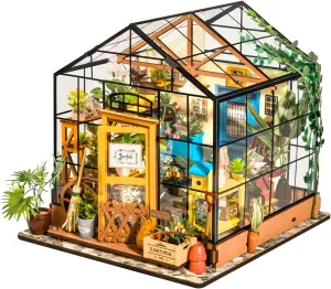 Cathy's Flower House Miniature Dollhouse Kit