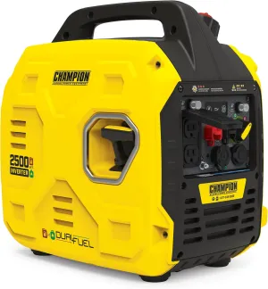 Champion Power Equipment 2500-Watt Dual Fuel Ultralight Portable Inverter Generator with Quiet Technology and CO Shield