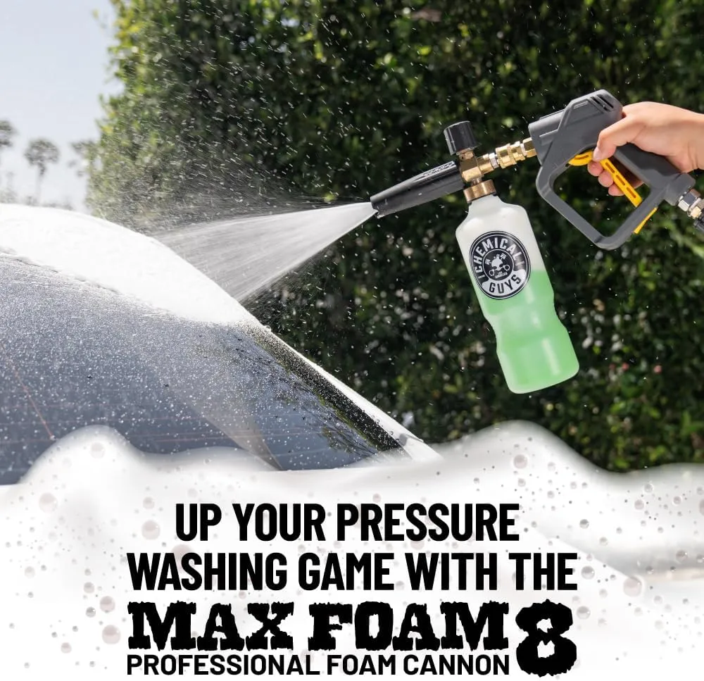 Chemical Guys EQP_312 TORQ Professional Max Foam 8 Cannon & Honey Dew Snow Foam Soap Kit, Safe for Cars, Trucks, SUVs, RVs & More, 128 fl oz (1 Gallon)