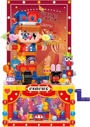 Circus Clown Building Block Set, 717 Pieces with Original Scene Music, Gifts for Adults and Children.(Clown 21326)