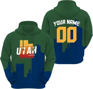 City Custom Basketball Sweatshirt Hoodie Personalized Sweatshirt Name Number Gifts for Fans